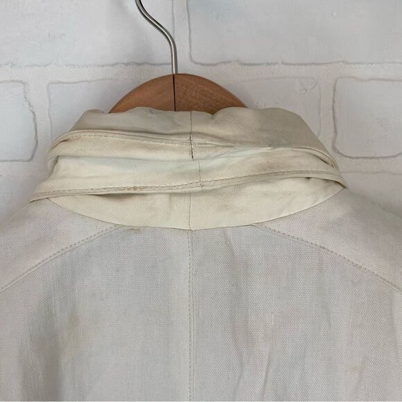 Vince Leather Trim Zip Up Vest - Picture 10 of 11